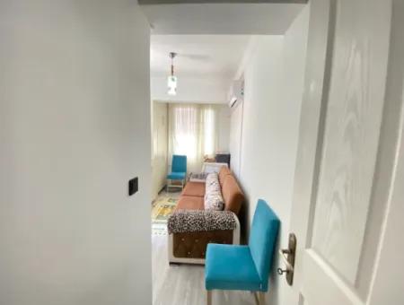 2 1 Wohnung Zum Verkauf Im Zentrum Von Ürkmez 350M Große Geräumige Struktur Zum Meer