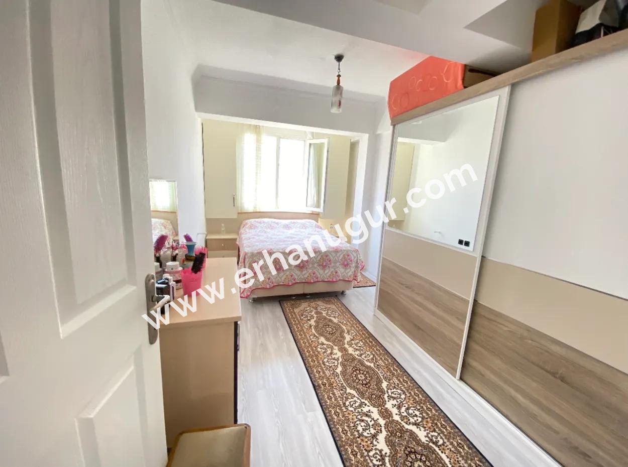 2 1 Apartment For Sale In The Center Of Ürkmez 350M Large Spacious Structure To The Sea