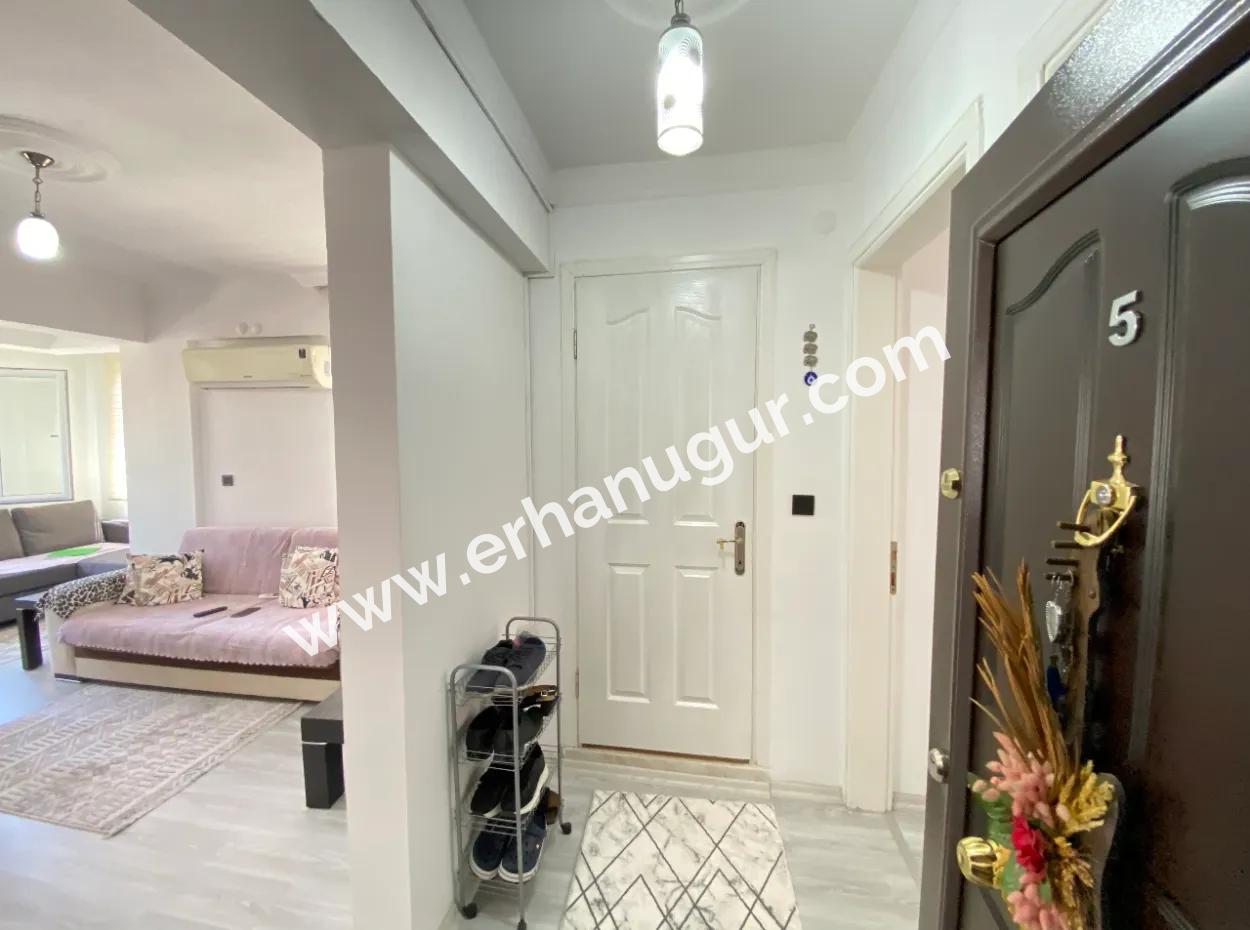 2 1 Apartment For Sale In The Center Of Ürkmez 350M Large Spacious Structure To The Sea