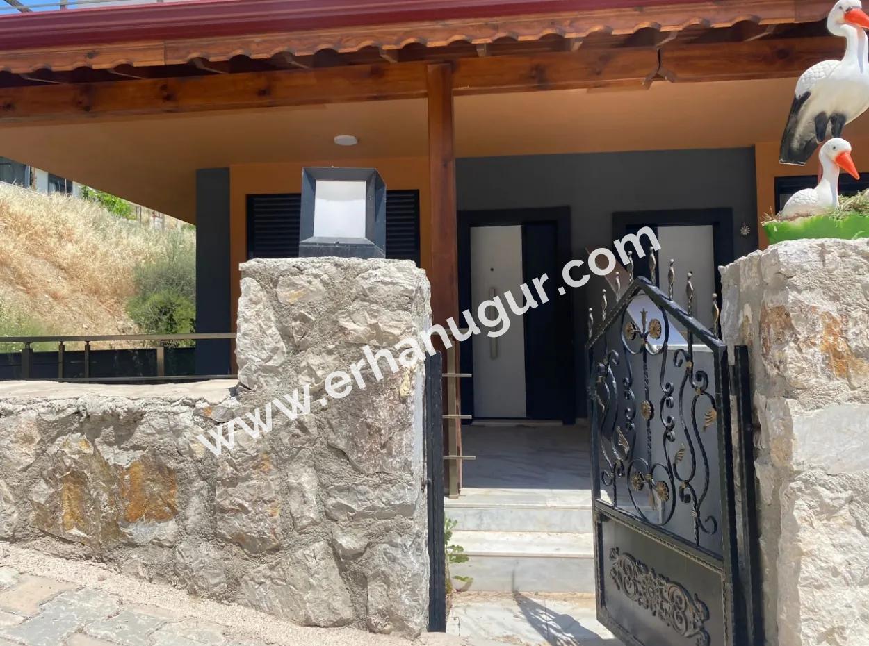 3 In 1 Villa For Sale In Seferihisar Doganbey With Full Sea Three Side Garden