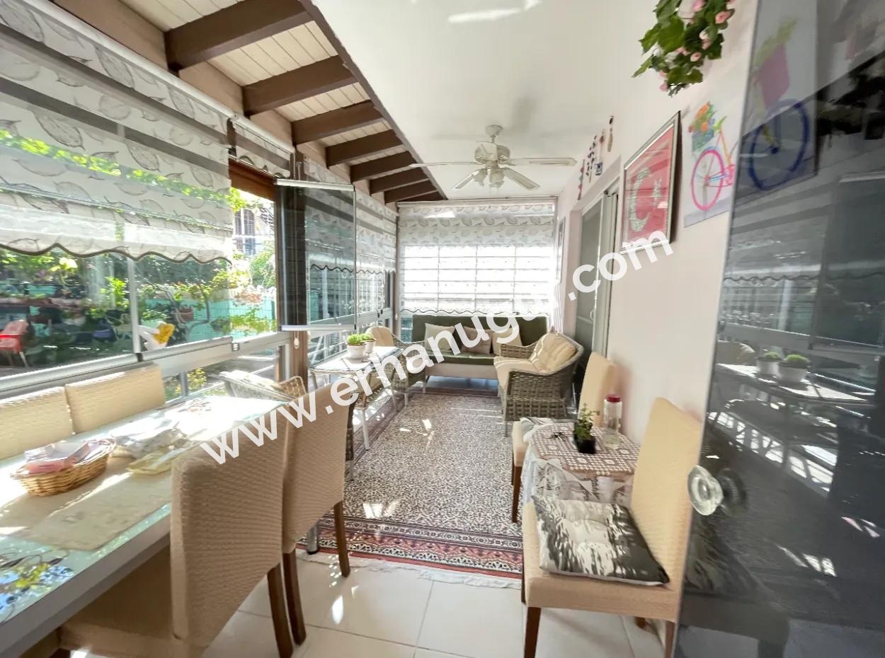 2 1 Apartment For Sale In Ürkmez With 350Mt Garden To The Sea In The Center