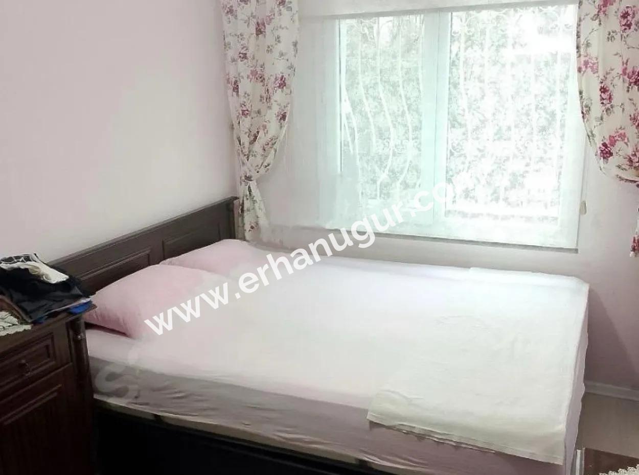 2 1 Apartment For Sale In Ürkmez With 350Mt Garden To The Sea In The Center