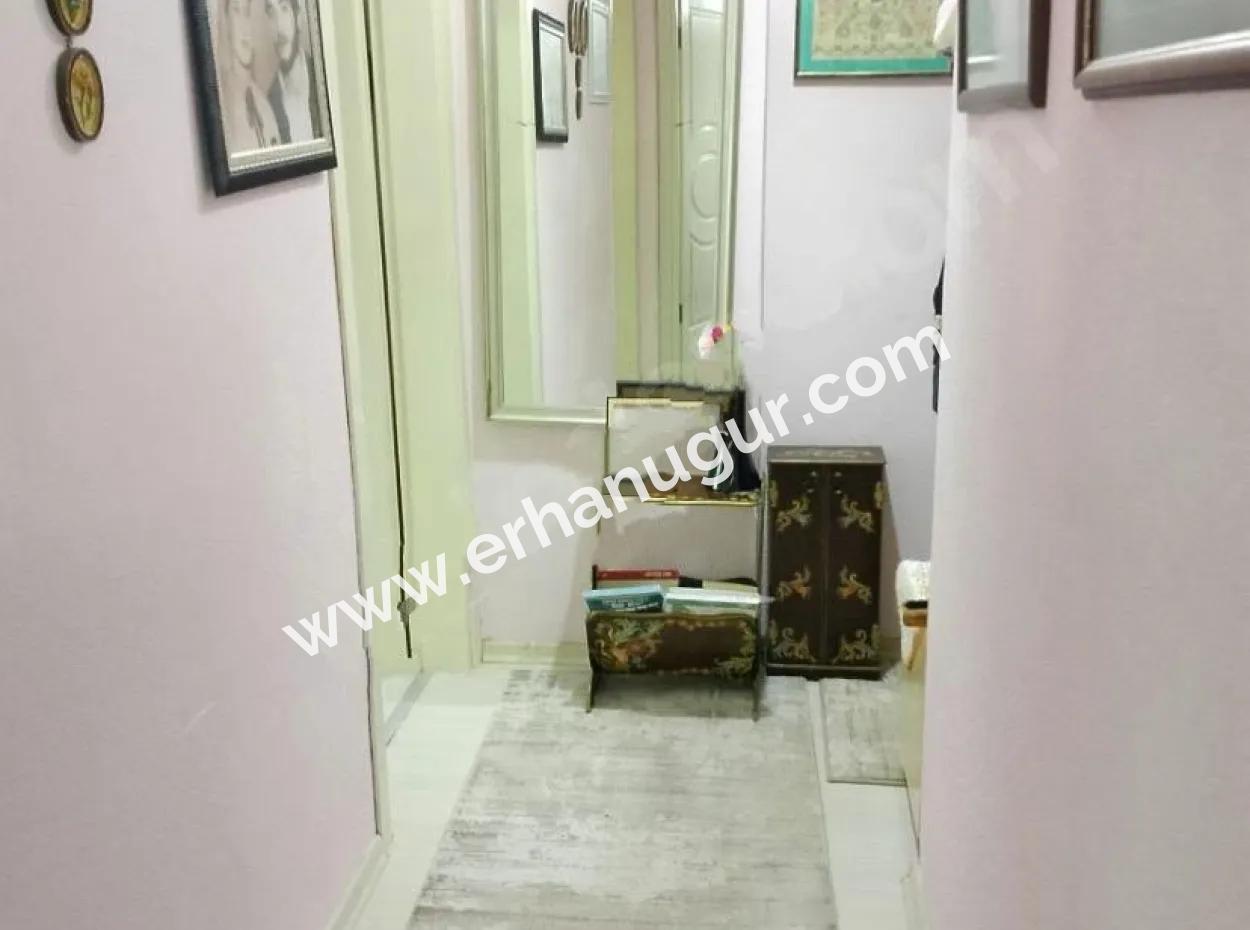 2 1 Apartment For Sale In Ürkmez With 350Mt Garden To The Sea In The Center