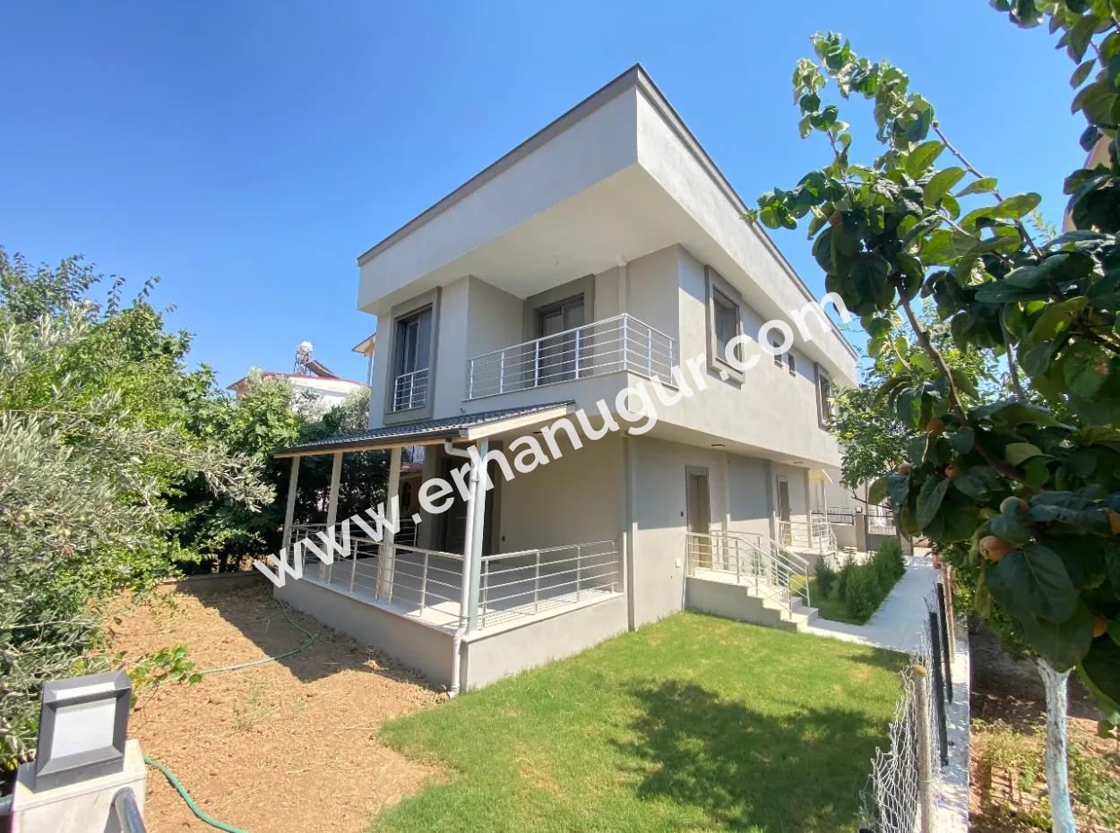 2 1 Villa For Sale 300Mt To The Sea With Geneş Bahceli In Seferihisar Doğanbey