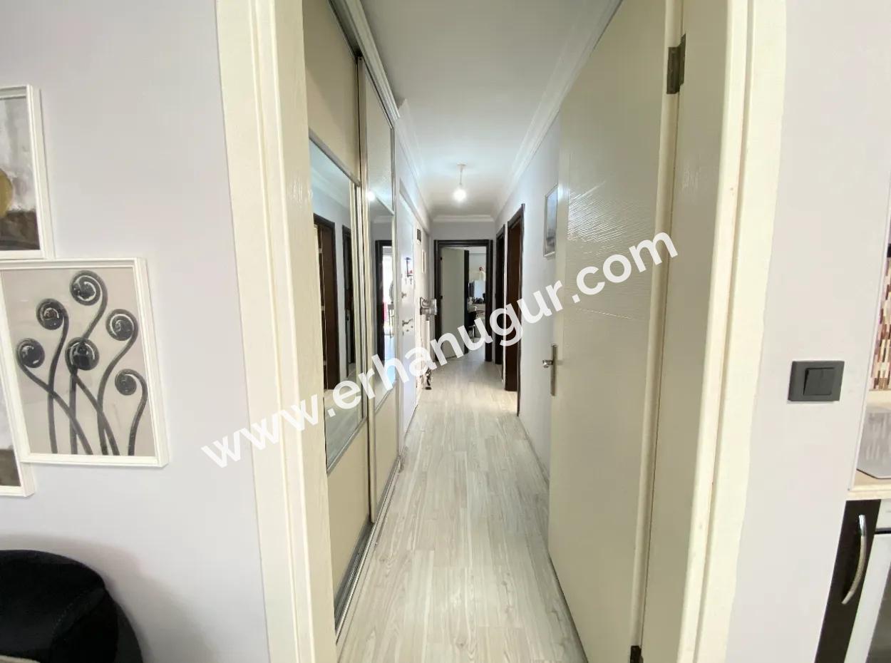 2 1 Apartment For Sale 250Mt To The Sea With Parking In Seferihisar Ürkmez