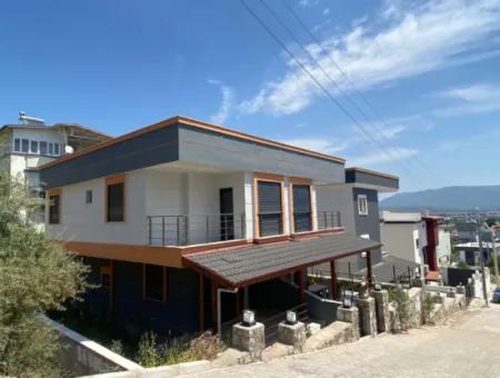 3 In 1 Villa For Sale In Seferihisar Doganbey With Full Sea Three Side Garden