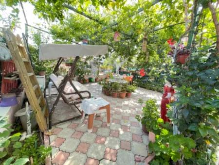 2 1 Apartment For Sale In Ürkmez With 350Mt Garden To The Sea In The Center