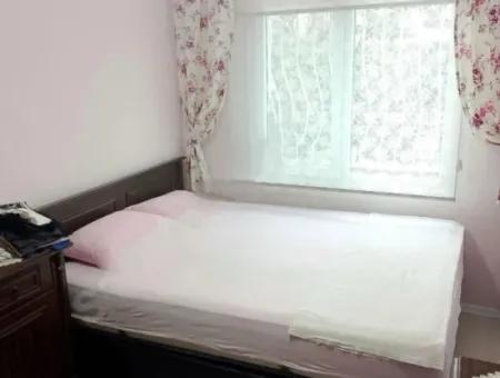 2 1 Apartment For Sale In Ürkmez With 350Mt Garden To The Sea In The Center