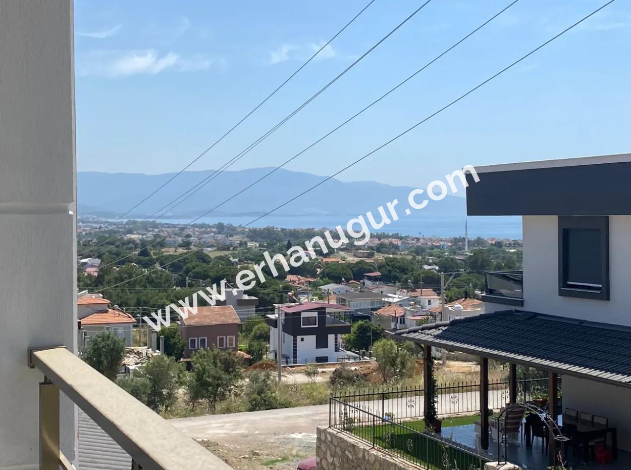 Seferihisar Doğanbey De Full Deniz Üç Tarafı Bahçe Satılık 3+1 Villa