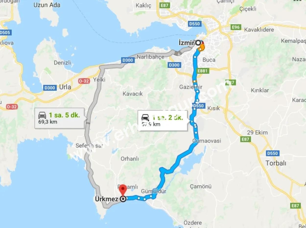 Seferihisar Doğanbey De Tek Müstakil Site İçerisinde Satılık 3+1 Villa