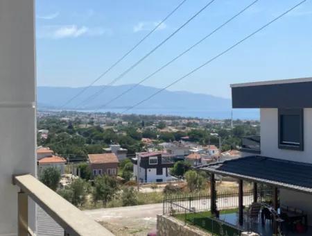Seferihisar Doğanbey De Full Deniz Üç Tarafı Bahçe Satılık 3+1 Villa