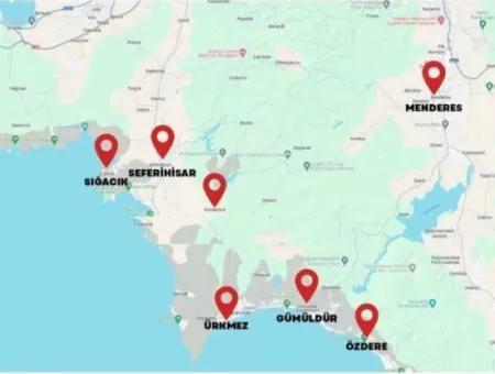 Seferihisar Doğanbey De Tek Müstakil Site İçerisinde Satılık 3+1 Villa